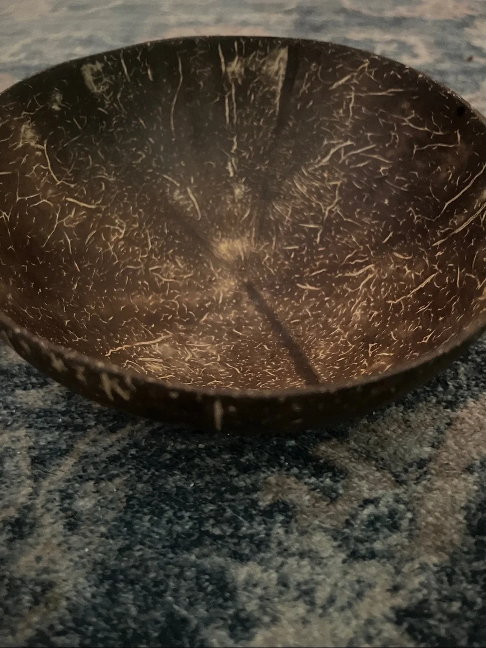 Source Unknown Brown Coconut Shell Bowl
